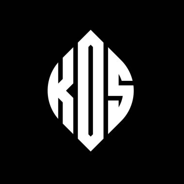 Çember ve elips şekilli KDS daire harf logosu tasarımı. KDS elips harfleri tipografik tarzda. Üç baş harf daire şeklinde bir logo oluşturuyor. KDS Çemberi Amblemi Soyut Monogram Harf İşaretleme Vektörü.