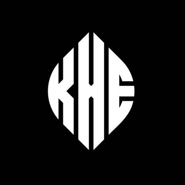 Çember ve elips şekilli KXE daire harf logosu tasarımı. Tipografik biçimli KXE elips harfleri. Üç baş harf daire şeklinde bir logo oluşturuyor. KXE Çember Amblemi Soyut Monogram Harf İşaretleyici Vektörü.