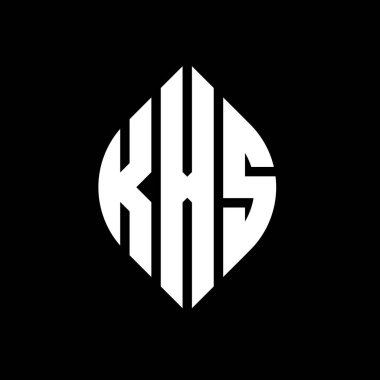 Çember ve elips şekilli KXS daire harf logosu tasarımı. Tipografik biçimli KXS elips harfleri. Üç baş harf daire şeklinde bir logo oluşturuyor. KXS Çember Amblemi Soyut Monogram Harf İşaretleyici Vektörü.