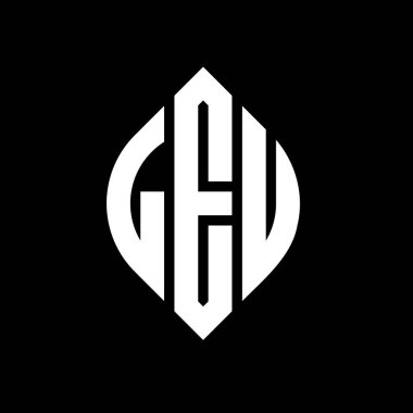 Çember ve elips şekilli LEU daire harf logosu tasarımı. LEU elips harfleri tipografik tarzda. Üç baş harf daire şeklinde bir logo oluşturuyor. LEU Çember Amblemi Soyut Monogram Harf İşaretleyici Vektörü.