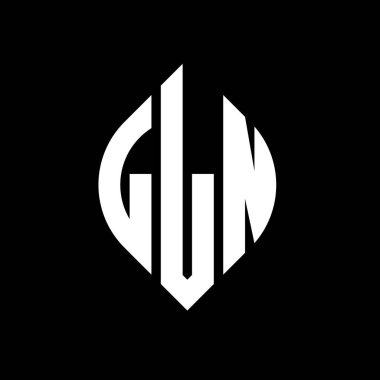 Çember ve elips şekilli LLN daire harf logosu tasarımı. Tipografik biçimli LLN elips harfleri. Üç baş harf daire şeklinde bir logo oluşturuyor. LLN Çemberi Amblemi Soyut Monogram Harf İşaretleyici. LLN daire harfli logo tasarımı daire ve ellip