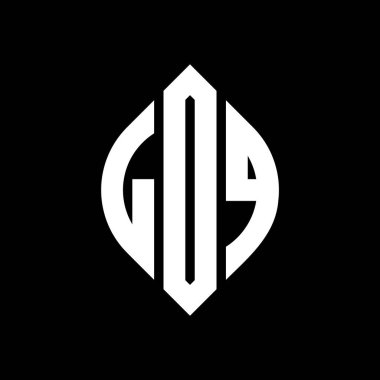 Çember ve elips şekilli LOQ daire harf logosu tasarımı. Tipografik tarzda LOQ elips harfleri. Üç baş harf daire şeklinde bir logo oluşturuyor. LOQ Çemberi Amblemi Soyut Monogram Harf İşaretleme Vektörü.