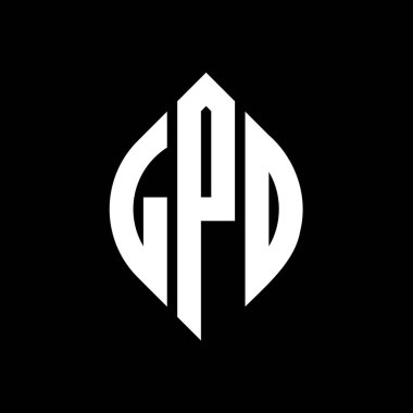 Halka ve elips şekilli LPO daire harf logosu tasarımı. LPO elips harfleri tipografik tarzda. Üç baş harf daire şeklinde bir logo oluşturuyor. LPO Çemberi Amblemi Soyut Monogram Harf İşaretleyici Vektörü.