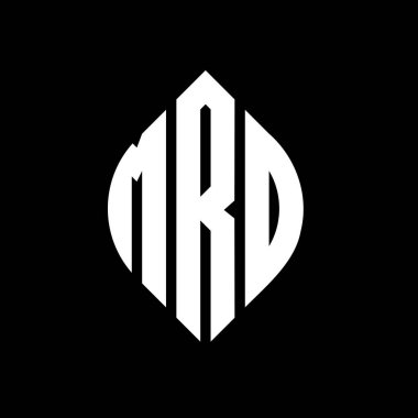 Çember ve elips şekilli MRO dairesi harf logosu tasarımı. Typographic tarzında MRO elips harfleri. Üç baş harf daire şeklinde bir logo oluşturuyor. MRO Çemberi Amblemi Soyut Monogram Harf İşaretleme Vektörü.
