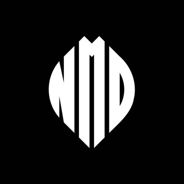 Çember ve elips şekilli NMO daire harf logosu tasarımı. Typographic tarzında NMO elips harfleri. Üç baş harf daire şeklinde bir logo oluşturuyor. NMO Çember Amblemi Soyut Monogram Harf İşaretleyici Vektörü.