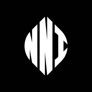Çember ve elips şekilli NNT daire harf logosu tasarımı. Tipografik biçimli NNT elips harfleri. Üç baş harf daire şeklinde bir logo oluşturuyor. NNT Çemberi Amblemi Soyut Monogram Harf İşaretleyici Vektörü.