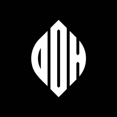 Çember ve elips şekilli OOX daire harf logosu tasarımı. Tipografik biçimli OOX elips harfleri. Üç baş harf daire şeklinde bir logo oluşturuyor. OOX Çemberi Amblemi Soyut Monogram Harf İşareti Vector.OOOX daire harfli logo tasarımı daire ve ellip
