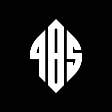 Çember ve elips şekilli QBS daire harf logosu tasarımı. QBS elips harfleri tipografik tarzda. Üç baş harf daire şeklinde bir logo oluşturuyor. QBS Çemberi Amblemi Soyut Monogram Harf İşaretleme Vektörü.