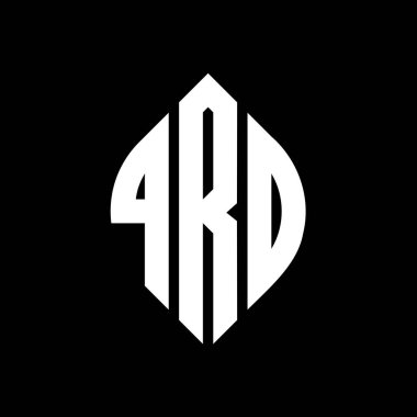 Çember ve elips şekilli QRO daire harf logosu tasarımı. QRO elips harfleri tipografik tarzda. Üç baş harf daire şeklinde bir logo oluşturuyor. QRO Çember Amblemi Soyut Monogram Harf İşaretleyici Vektörü.