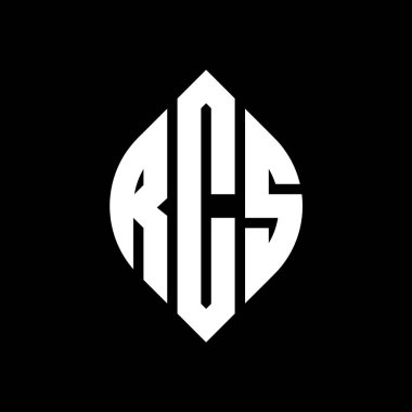 Çember ve elips şekilli RCS daire harf logosu tasarımı. Typographic tarzında RCS elips harfleri. Üç baş harf daire şeklinde bir logo oluşturuyor. RCS Çember Amblemi Soyut Monogram Harf İşaretleyici Vektörü.
