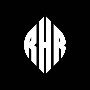 Çember ve elips şekilli RXR daire harf logosu tasarımı. Typographic tarzında RXR elips harfleri. Üç baş harf daire şeklinde bir logo oluşturuyor. RXR Çember Amblemi Soyut Monogram Harf İşaretleyici Vektörü.