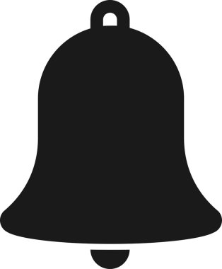vektör bell simgesi simgesi