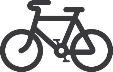 Vector Bicycle Icon Symbol clipart
