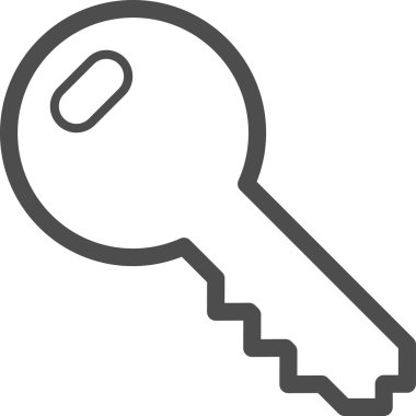 vektör simge anahtar sembolü