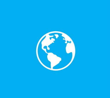 vektör planet earth simgesini simge