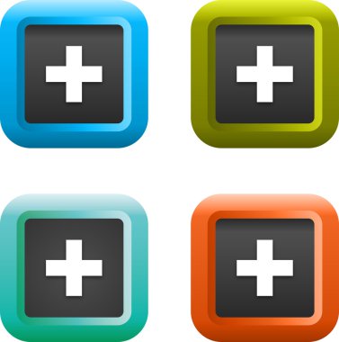 vektör artı simgesi düğmesini ayarlama