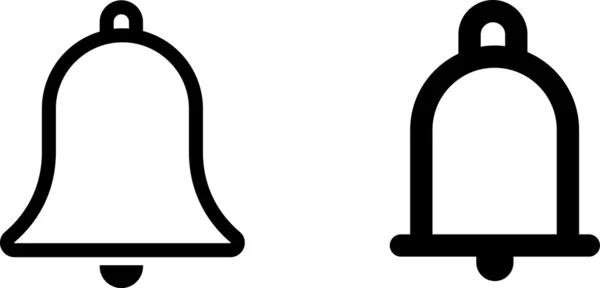 Vektor Glocke Symbol Symbol — Stockvektor