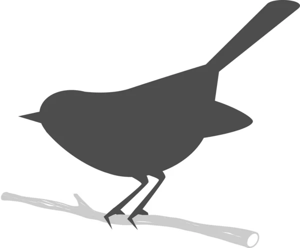 ベクトル鳥アイコンのシンボル — ストックベクタ