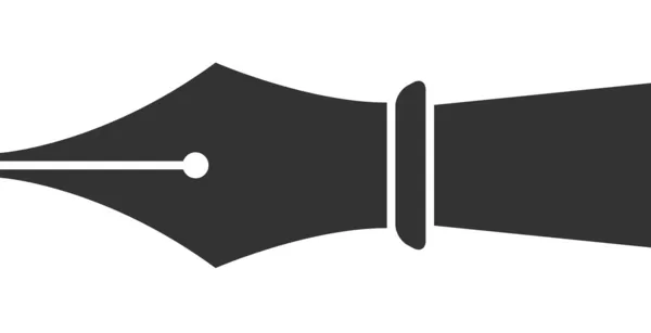 vektör mürekkep kalem ucu simgesi simgesi