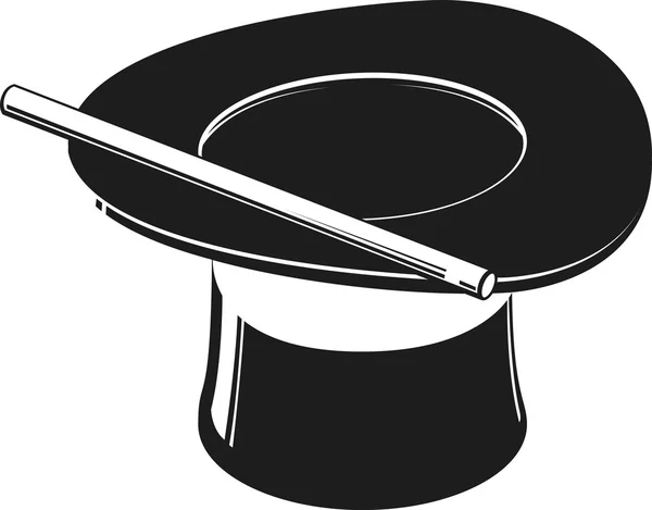 vektör sihirli şapka simgesi