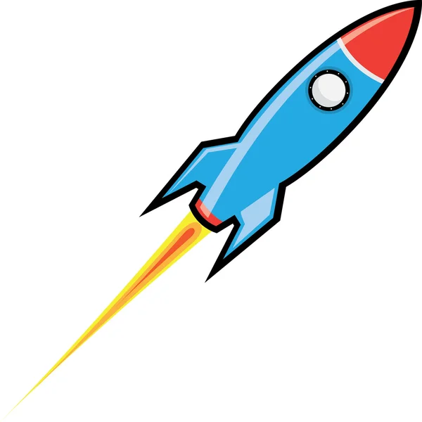 vektör roket simgesi