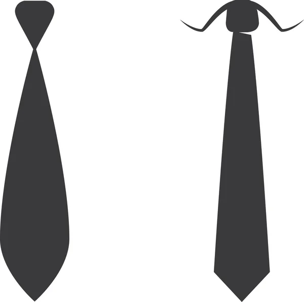 vektör kravat simge simge seti