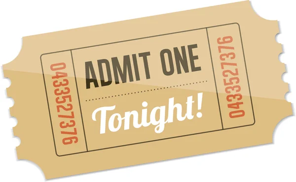 vektör bilet şablonu