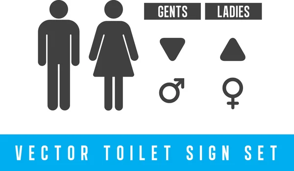 vektör tuvalet işaretleri set
