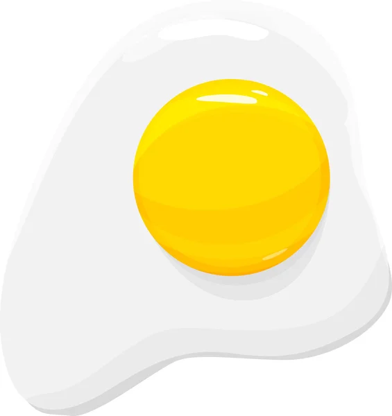 Vector Fried Egg Icon — Stock Vector