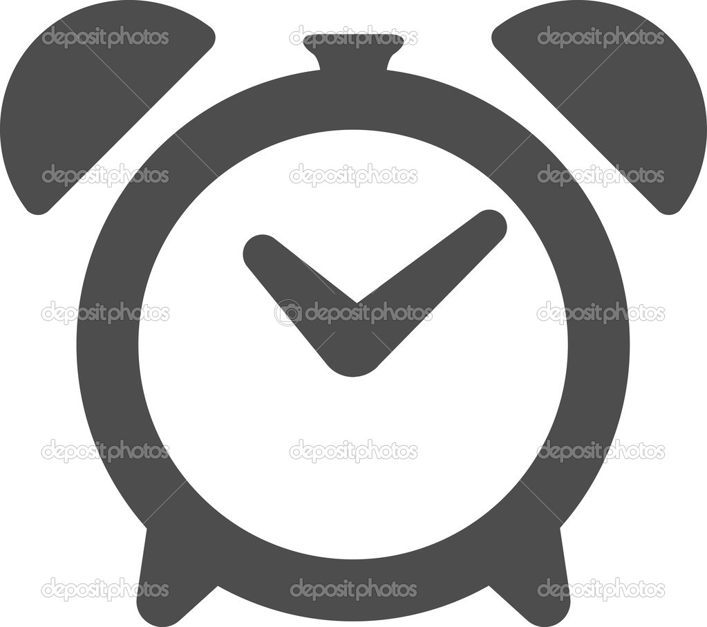 Vector Alarm Clock Icon Symbol