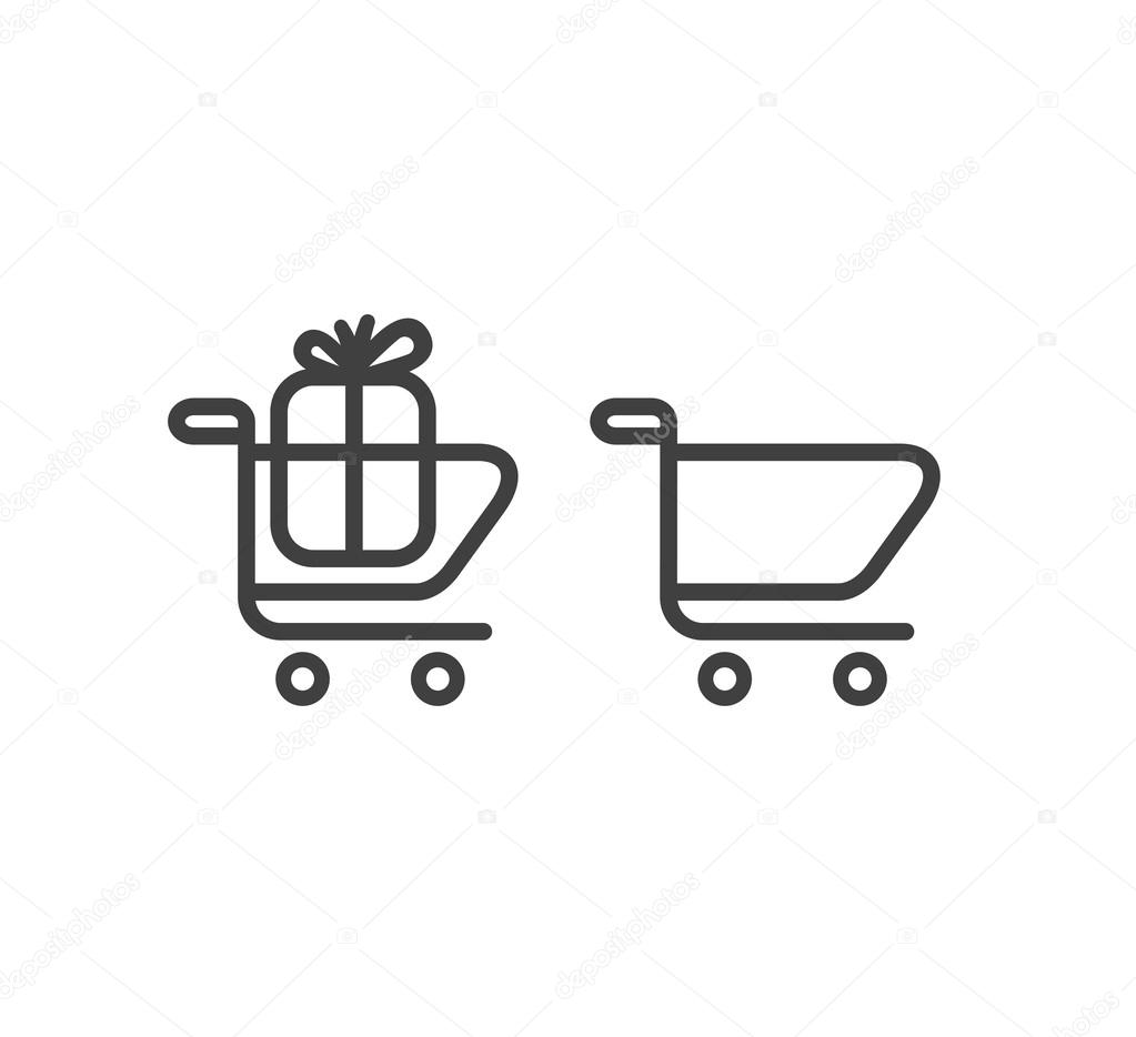 Vector Shopping Cart Icon Set