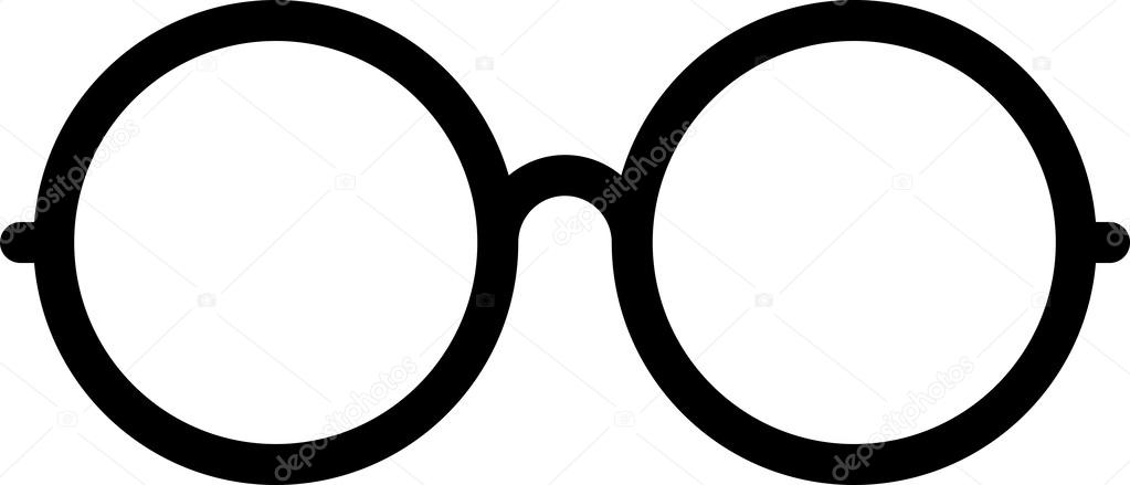 Glasses on isolated white