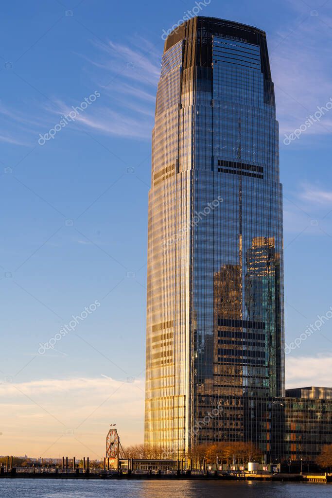 Jersey City, NJ USA 14 de noviembre de 2021 Vista vertical