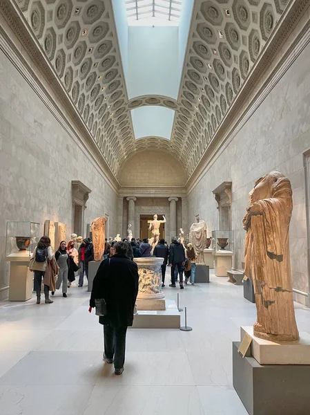 New York États Unis Février 2022 Vue Intérieure Metropolitan Museum — Photo