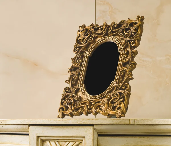 Cornice vintage oro — Foto Stock