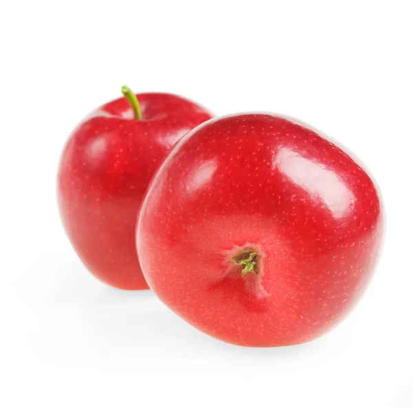 Red apples isolated on white — Stock Photo, Image