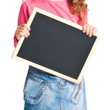 boş yazı tahtası holding