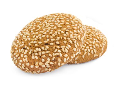 Beyaz arka plan üzerinde izole lezzetli yulaf ezmesi kurabiye