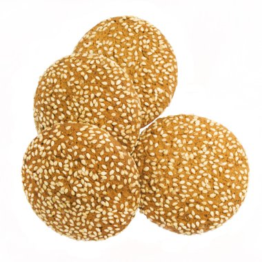 Beyaz arka plan olmadan gölge izole lezzetli yulaf ezmesi kurabiye