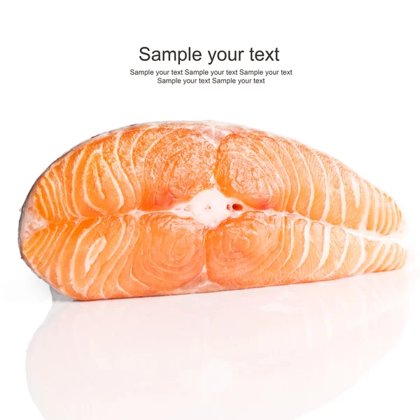 Slice of red fish salmon — Stock Photo, Image