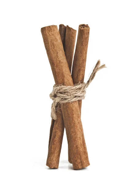 Cinnamon sticks isolated on white background — Stock Photo, Image