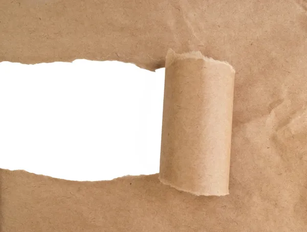 La hoja de papel roto — Foto de Stock