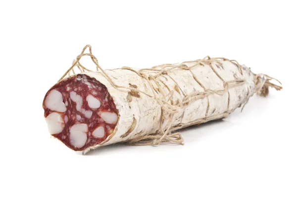 Λουκάνικο πικάντικο ιταλική σαλάμι — Φωτογραφία Αρχείου