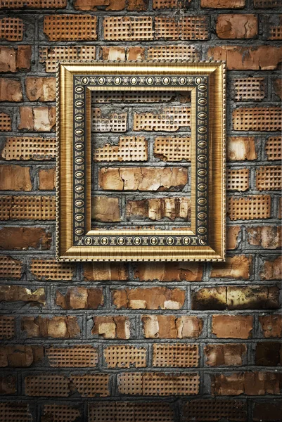 Stara rama ścianę — Zdjęcie stockowe