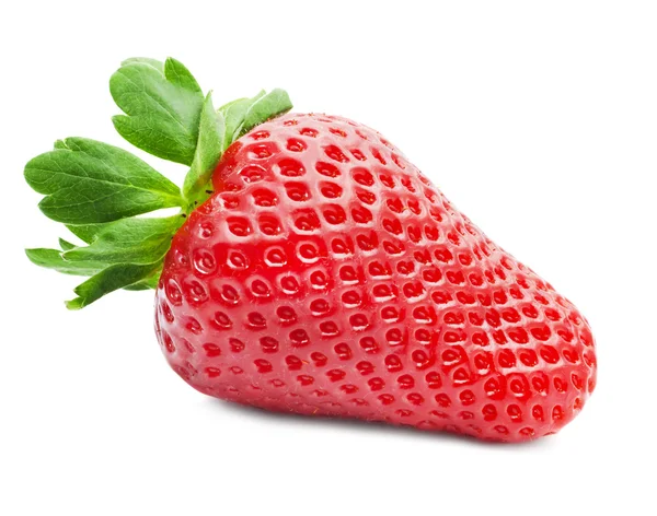Ripe strawberries on a white background — Stock Photo, Image