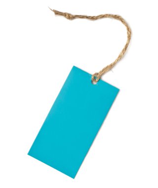 bir görüntü üzerinde beyaz izole mavi etiket