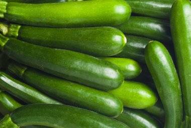 Close up van verse courgettes of courgette