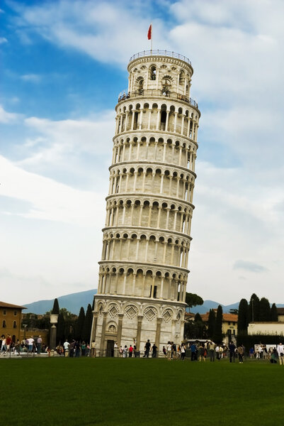 Leaning Tower of Pisa Summer day