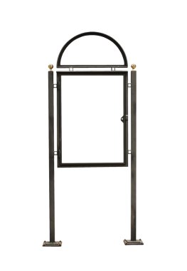 Beyaz bir yüzeye inşaat reklam