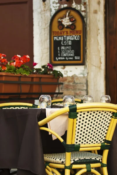Café italiano al aire libre — Foto de Stock